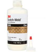 Adh&eacute;sif instantan&eacute; CA5 Scotch-Weld, Transparent, Bouteille, 1 lb Nassau Supply