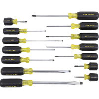 JKS-14S Cushion Grip Screwdriver Set, 14 Pcs. Nassau Supply