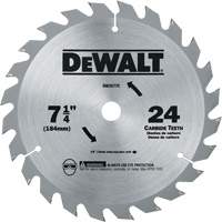 Carbide Circular Saw Blade, 7-1/4", 24 Teeth AUW225 | Nassau Supply