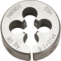 Fili&egrave;re ronde segment&eacute;e, Filet de M10 X 1,5, Acier rapide Nassau Supply