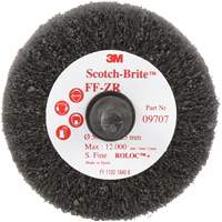 Brosse &agrave; lamelles pour la coupe et le polissage Scotch-Brite, Oxyde d'aluminium, Grain Fin, 2" x 1" x 1/4" Nassau Supply