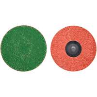 Zirc Plus Quick-Change Cloth Disc, 3" Dia., 120 Grit, Zirconia Alumina Nassau Supply