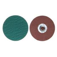 Quick-Change Discs, 3" Dia., 36 Grit, Zirconia Alumina Nassau Supply