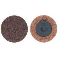 Non-Woven Quick-Change Discs, 2" Dia., Extra Coarse Grit, Aluminum Oxide Nassau Supply