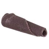 Cartouche de bande abrasive conique ALO, 100 Grain, 3/16" dia., Oxyde d'aluminium, 1" lo, 1/8" Dimension de l'arbre Nassau Supply