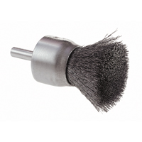 Crimped Wire End Brush, 1", 0.006 Fill Nassau Supply