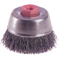 Crimped Wire Cup Brushes - High Speed Small Grinder Nassau Supply