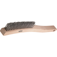 V-Trim Long Handle Scratch Brushes, Steel, 3 x 19 Wire Rows, 13-3/4" Long NP253 | Nassau Supply