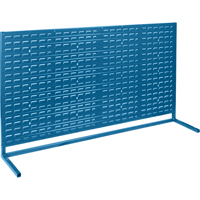 Supports d'&eacute;tabli &agrave; fentes - Supports seulement, 0 bacs, 72" la x 15" p x 40" h Nassau Supply
