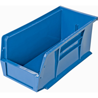 Bacs ultra empilable & suspendable, 5-1/2" la, 5" h x 10-7/8" p, Bleu Nassau Supply