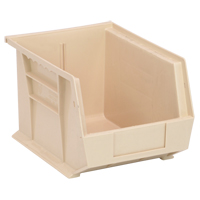 Bacs ultra empilable & suspendable, 8-1/4" la, 7" h x 10-3/4" p, Ivoire Nassau Supply