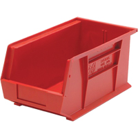 Bacs ultra empilable & suspendable, 8-1/4" la, 7" h x 14-3/4" p, Rouge Nassau Supply