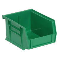 Ultra Stack & Hang Bin, 4-1/8" W x 3" H x 5-3/8" D, Green Nassau Supply