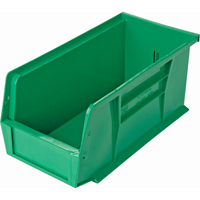 Bacs ultra empilable & suspendable, 5-1/2" la, 5" h x 10-7/8" p, Vert Nassau Supply