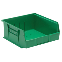 Ultra Stack & Hang Bin, 11" W x 5" H x 10-7/8" D, Green Nassau Supply