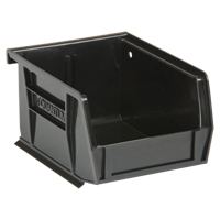 Ultra Stack & Hang Bin, 4-1/8" W x 3" H x 5-3/8" D, Black Nassau Supply
