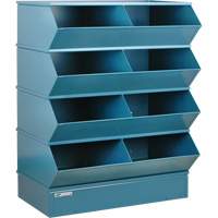 Pre-Engineered Sectional Systems, 5000 lbs. Cap., 37" W x 24" D x 44" H, Blue Nassau Supply