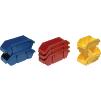 Boîtes &agrave; ramassage rapide "Quick Pick", 5" x 6,625" x 9,5", Rouge Nassau Supply