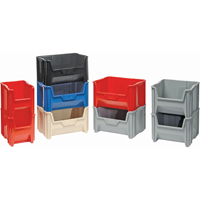 Giant Stacking Containers, 16.5" W x 17.5" D x 12.5" H, Red CD580 | Nassau Supply
