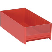 Cabinet Drawer, 5-5/8" W x 11" D x 3-5/16" H, Red Nassau Supply