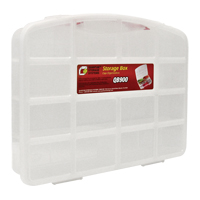 Clear Compartment Storage Box, 13" W x 10-1/4" D x 2-3/8" H, 10 Compartments CE884 | Nassau Supply