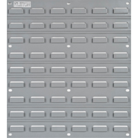 Metal Louvered Panel Bin Support Rack, 16 Bins, 18" W x 1/8" D x 19" H CF411 | Nassau Supply