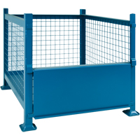 Contenants de vrac empilables, 34,5" la x 40,5" p x 30" h, Capacit&eacute; de 3000 lb Nassau Supply