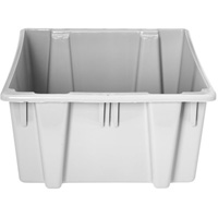 Stack & Nest Palletote Box, 13" x 15.5" x 19.5", Grey CF684 | Nassau Supply