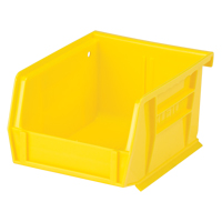 Stack & Hang Bin, 4-1/8" W x 3" H x 5-3/8" D, Yellow Nassau Supply