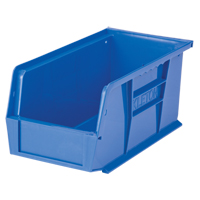 Bac empilable & &agrave; suspendre, 5-1/2" la, 5" h x 10-7/8" p, Bleu Nassau Supply