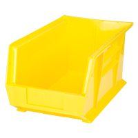 Bac empilable & &agrave; suspendre, 8-1/4" la, 7" h x 14-3/4" p, Jaune Nassau Supply