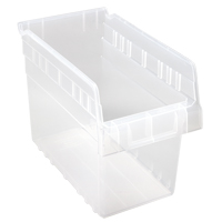 Bacs pour &eacute;tag&egrave;re Store-Max, 6-5/8" la x 8" H x 11-5/8" p, Transparent, Capacit&eacute; 44 lb Nassau Supply