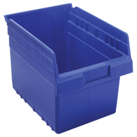 Bacs pour &eacute;tag&egrave;re Store-Max, 8-3/8" la x 8" H x 11-5/8" p, Bleu, Capacit&eacute; 44 lb Nassau Supply