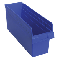 Bacs pour &eacute;tag&egrave;re Store-Max, 6-5/8" la x 8" H x 17-7/8" p, Bleu, Capacit&eacute; 56 lb Nassau Supply