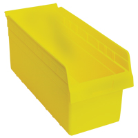 Bacs pour &eacute;tag&egrave;re Store-Max, 8-3/8" la x 8" H x 17-7/8" p, Jaune, Capacit&eacute; 56 lb Nassau Supply