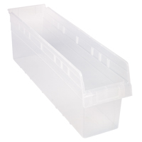 Bacs pour &eacute;tag&egrave;re Store-Max, 6-5/8" la x 8" H x 23-5/8" p, Transparent, Capacit&eacute; 68 lb Nassau Supply