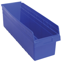 Bacs pour &eacute;tag&egrave;re Store-Max, 8-3/8" la x 8" H x 23-5/8" p, Bleu, Capacit&eacute; 68 lb Nassau Supply