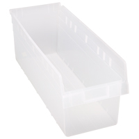 Bacs pour &eacute;tag&egrave;re Store-Max, 8-3/8" la x 8" H x 23-5/8" p, Transparent, Capacit&eacute; 68 lb Nassau Supply