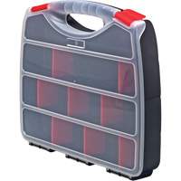 Plastic Compartment Box, 10" W x 12.5" D x 2-1/4" H, 22 Compartments CG057 | Nassau Supply