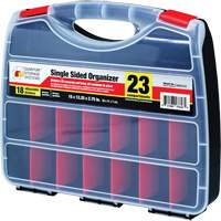 Plastic Compartment Box, 12-1/4" W x 15" D x 2-3/4" H, 23 Compartments CG059 | Nassau Supply