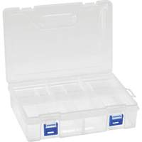 Plastic Compartment Box, 6.25" W x 9.25" D x 2.2" H, 8 Compartments CG070 | Nassau Supply