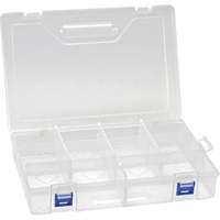 Plastic Compartment Box, 7.75" W x 11.75" D x 2.2" H, 10 Compartments CG071 | Nassau Supply