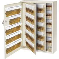 Heavy-Duty Key Cabinet, 730 Keys, Beige Nassau Supply