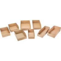 Boîtes profondes en carton ondul&eacute;, 11-3/4" la x 17-1/4" p x 4-1/2" h, Beige Nassau Supply
