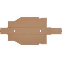 Deep Corrugated Parts Bins, 2-7/8" W x 11-1/4" D x 4-1/2" H, Beige Nassau Supply