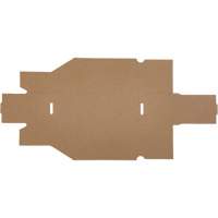 Deep Corrugated Parts Bins, 3-3/4" W x 11-1/4" D x 4-1/2" H, Beige Nassau Supply