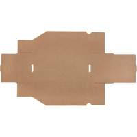 Deep Corrugated Parts Bins, 5-3/4" W x 11-1/4" D x 4-1/2" H, Beige Nassau Supply