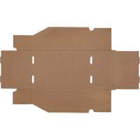 Deep Corrugated Parts Bins, 7-5/8" W x 11-5/16" D x 4-1/2" H, Beige Nassau Supply