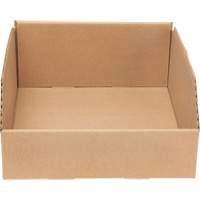 Boîtes profondes en carton ondul&eacute;, 9-3/4" la x 11-1/4" p x 4-1/2" h, Beige Nassau Supply
