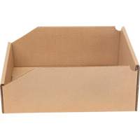 Boîtes profondes en carton ondul&eacute;, 9-3/4" la x 11-1/4" p x 4-1/2" h, Beige Nassau Supply
